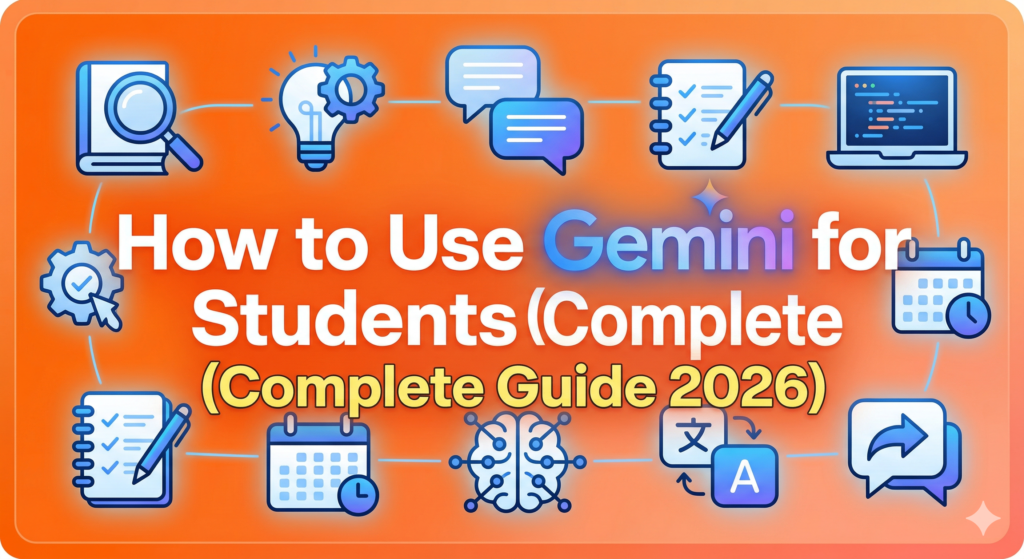 How to Use Gemini for Students Complete Guide 2026