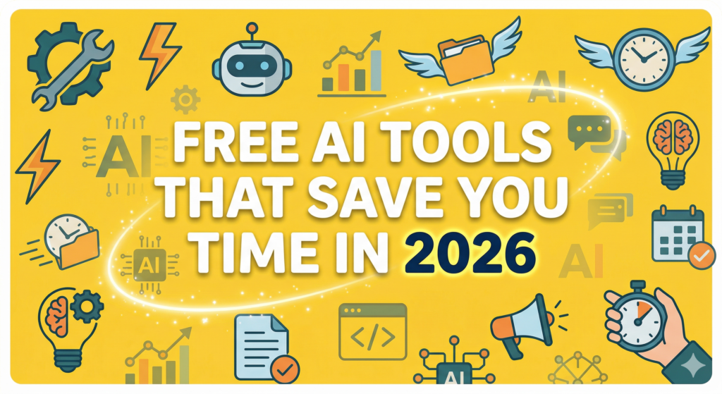Free AI Tools That Save You Time in 2026