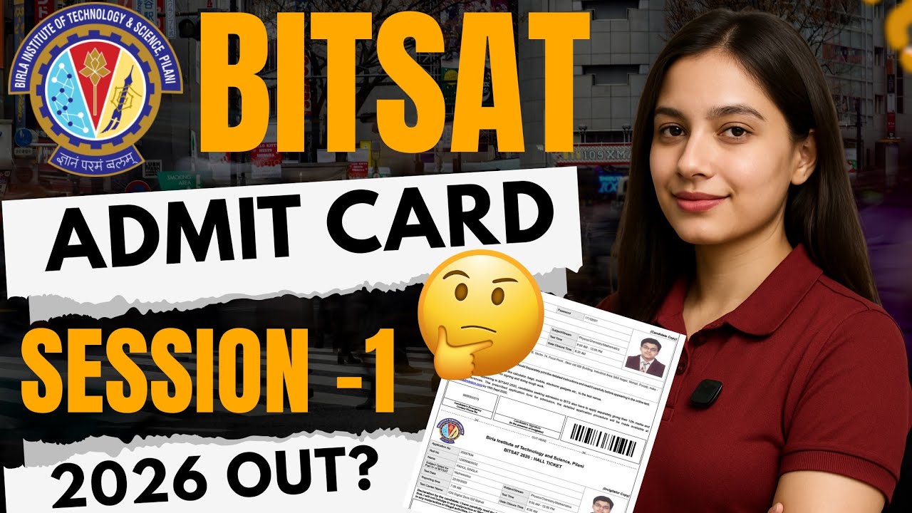BITSAT Admit Card Link 2026